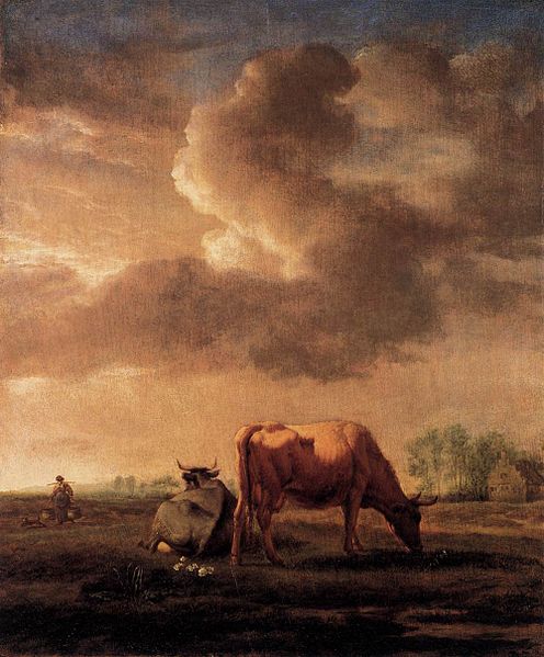 Adriaen van de Velde Cows on a Meadow